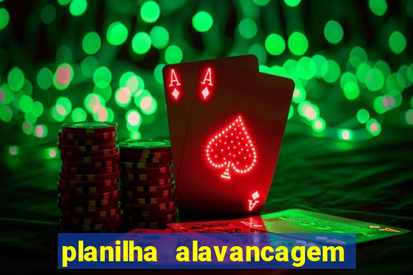 planilha alavancagem de banca